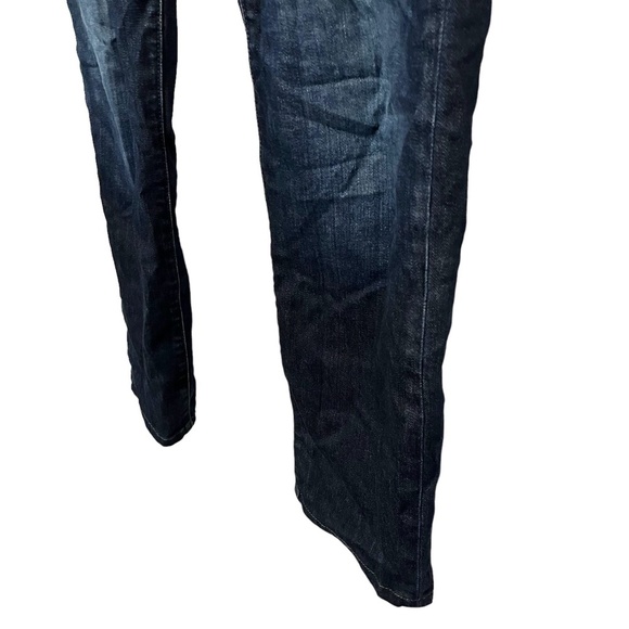 JOE'S SLIM FIT Dark Wash Stretch Distressed Blue Jeans Tencel Blend sz 32 x 29 - Picture 10 of 16